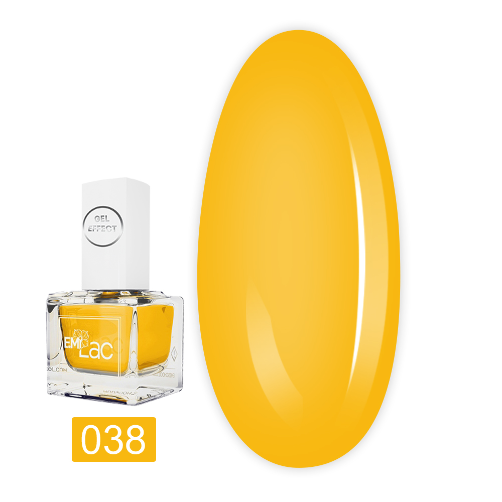Лак E.MI Lac Gel Effect 9 мл (038 Лютик)
