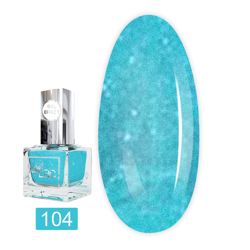 Лак E.MI Lac Gel Effect 9 мл (104 Кариби)