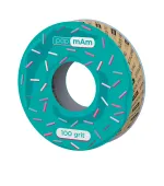 Запасной блок файл-ленты для пластиковой катушки белый Сталекс Bobbinail papmAm EXPERT 100 грит 6 м