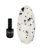 Топ Touch Chit black and white matte з чорною та білою крихтою 15 мл