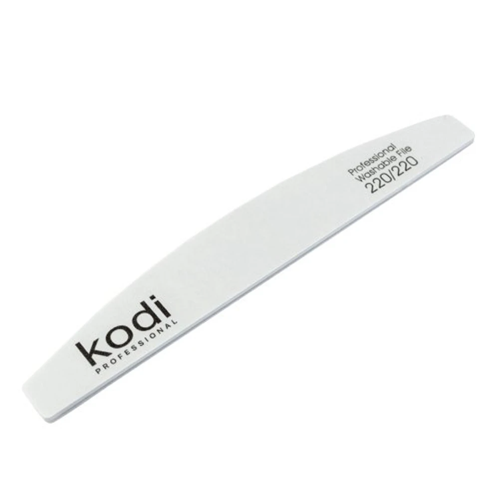 Пилка КODI Полумесяц № 13 белая 220/220 размер (178/28/4)