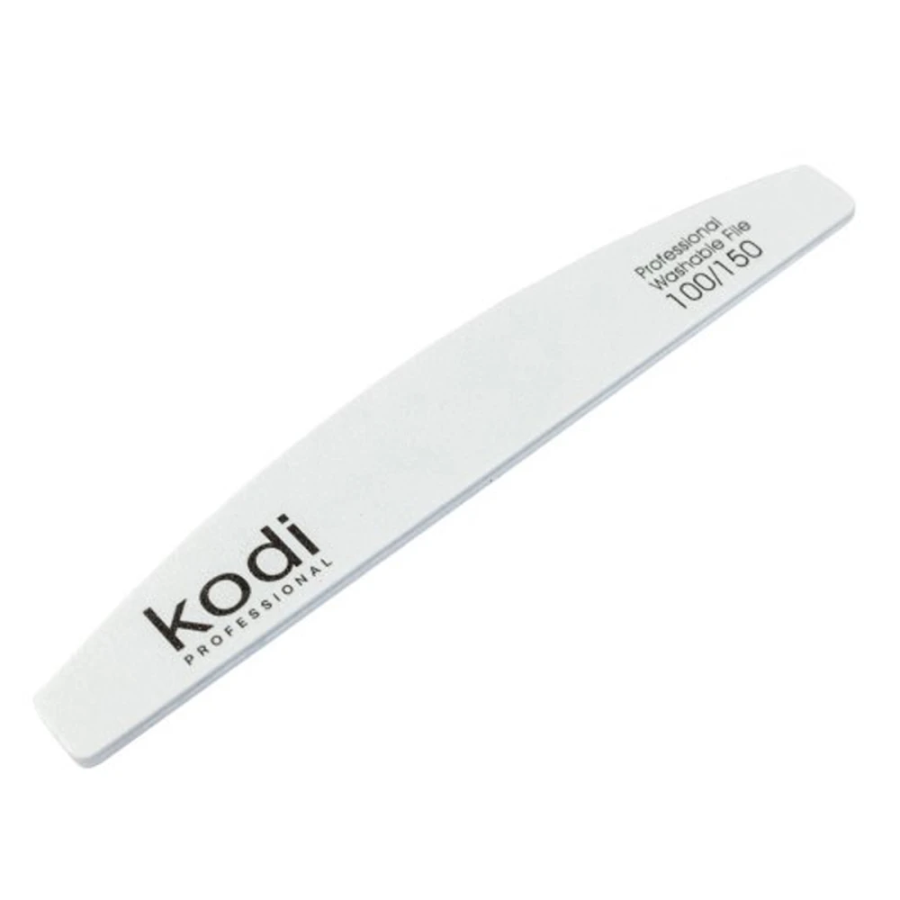 Пилка КODI Полумесяц № 16 белая 100/150  размер (178/28/4)