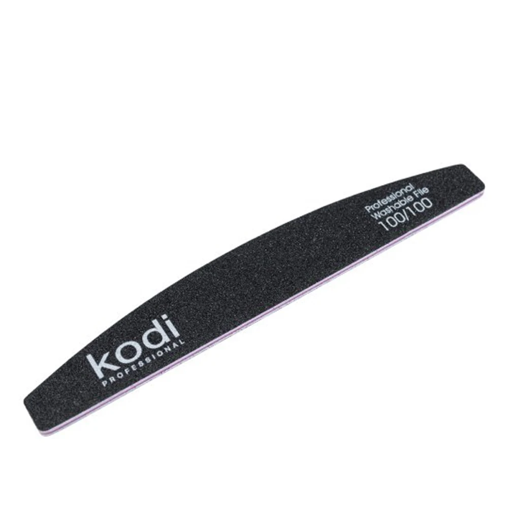 Пилка КODI Півмісяць № 34 чорно-фіолет 100/100 розмір (178/28/4)