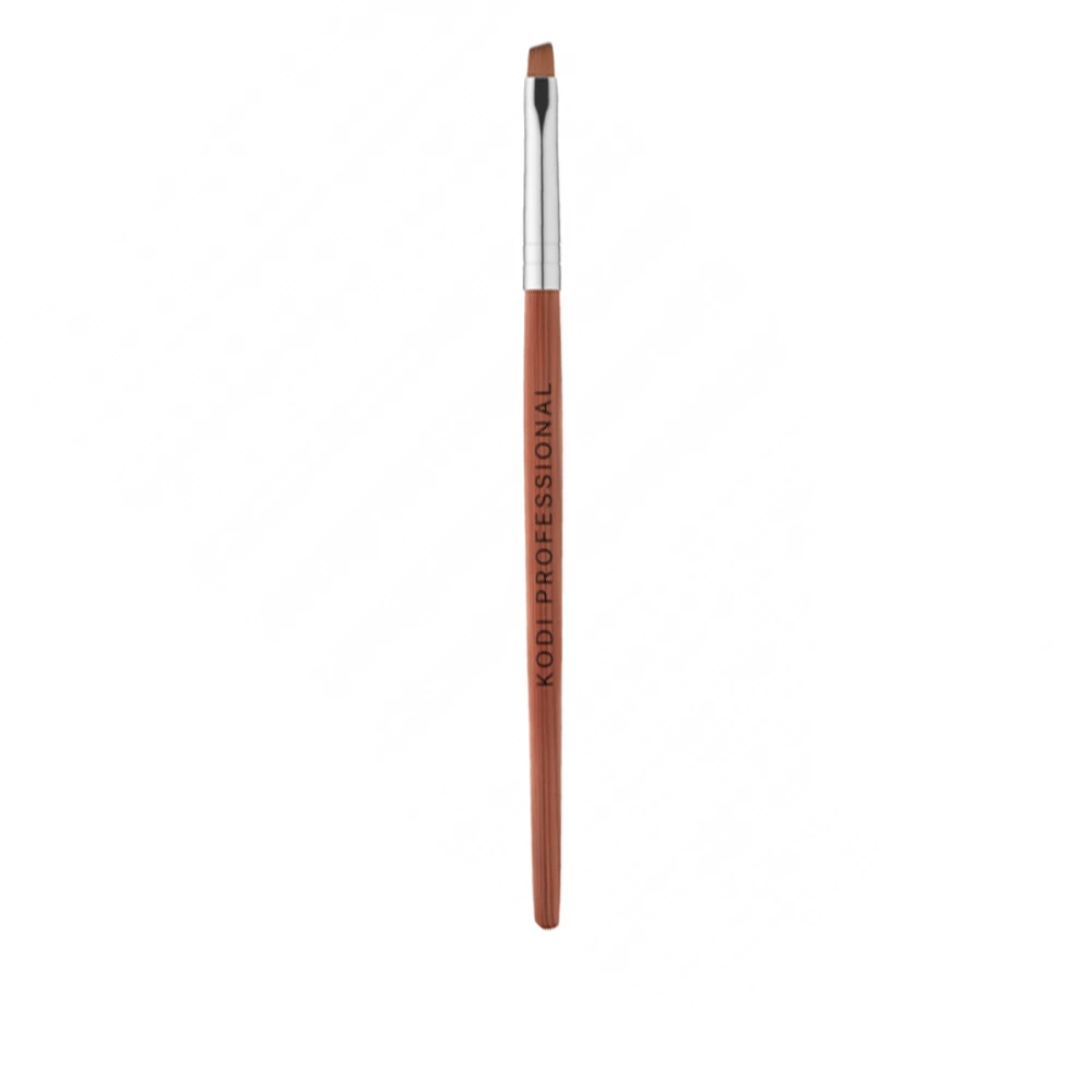 Кисточка для гелевого моделирования ногтей KODI нейлон деревянная ручка (6/S)