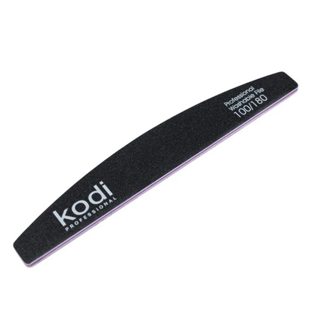 Пилка КODI Півмісяць № 39 чорно-фіолет 100/180 розмір (178/28/4)