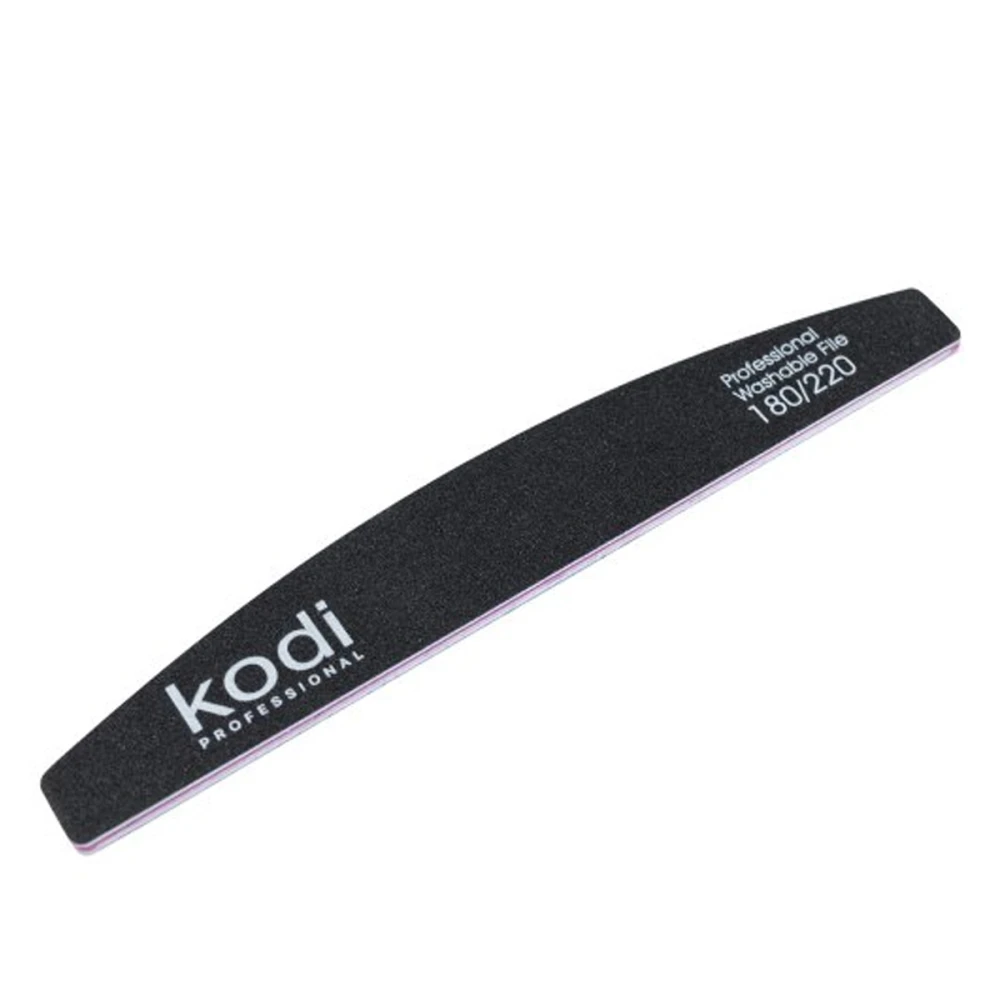 Пилка КODI Півмісяць № 40 чорно-фіолет 180/220 розмір (178/28/4)