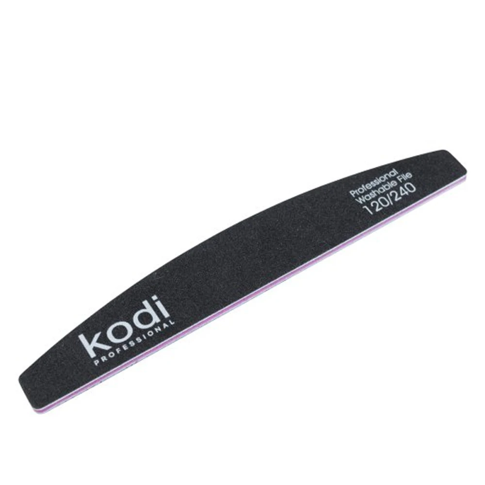 Пилка КODI Полумесяц № 43 черно-фиолет 120/240 размер (178/28/4)