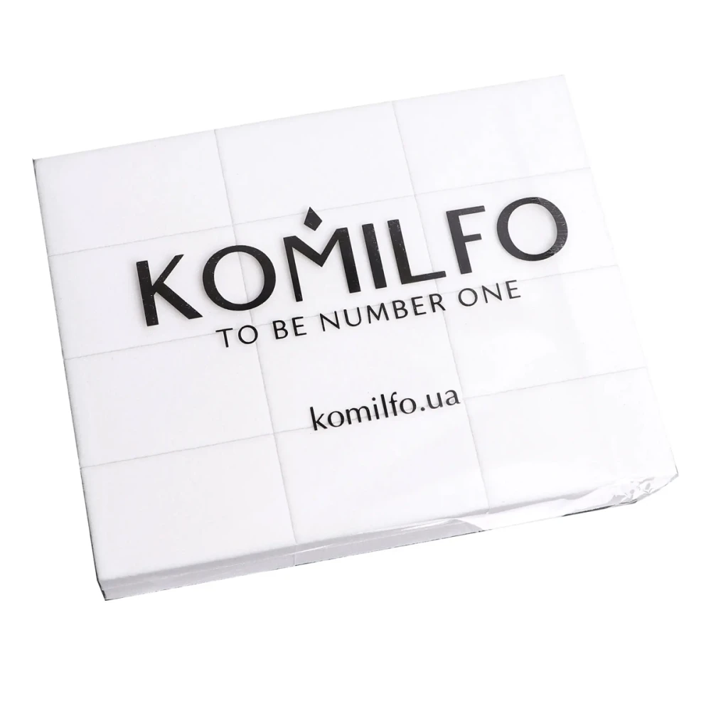Бафф для ногтей KOMILFO Medium 120/120 (50х30х12 мм) 24 шт
