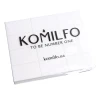 Бафф для ногтей KOMILFO Medium 120/120 (50х30х12 мм) 24 шт