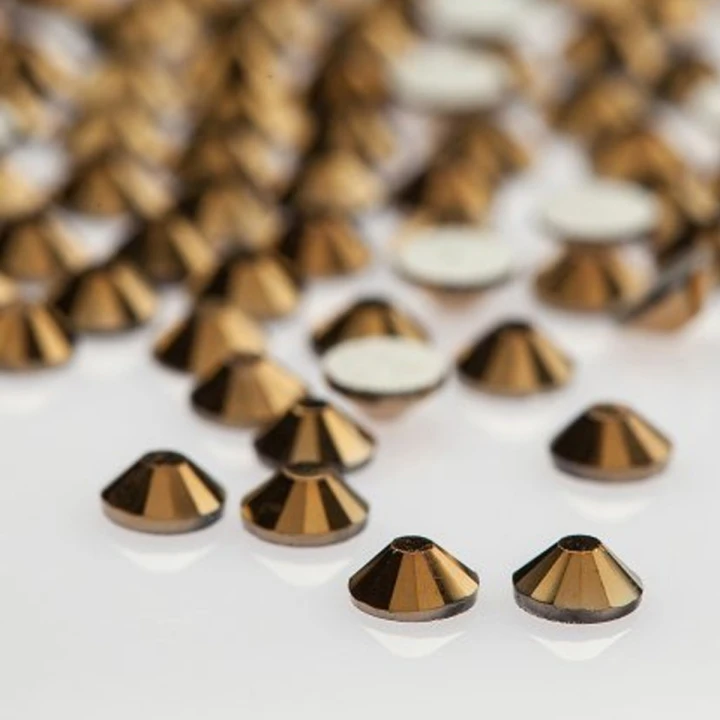 Стразы для ногтей KODI SS03 200 шт (Crystal Aurum)