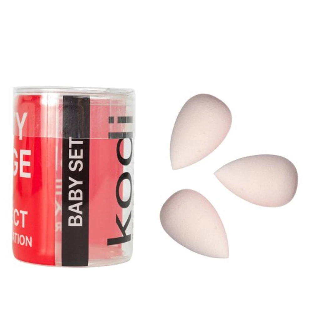 Набор мини-губок для нанесения макияжа KODI (3 шт)