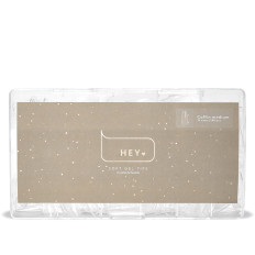 Типсы гелевые для наращивания Heylove 500 шт (Coffin Medium (балерина средняя))