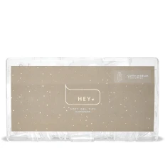 Типсы гелевые для наращивания Heylove 500 шт (Coffin Medium (балерина средняя))