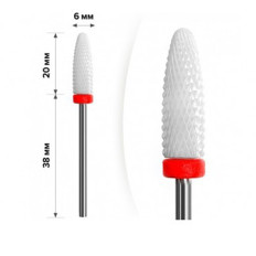 Фреза Керамическая mArt (М-206 Пламя Red 6*20)