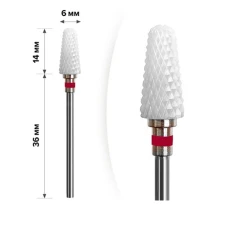 Фреза Керамічна mArt (М-219 Парасолька Red 614)