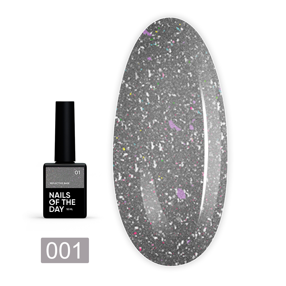 База NailSofTheDay Reflective светоотражающая 10 мл (001)