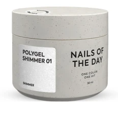 Полигель NailSofTheDay Poly Gel 30 мл (Shimmer №01)
