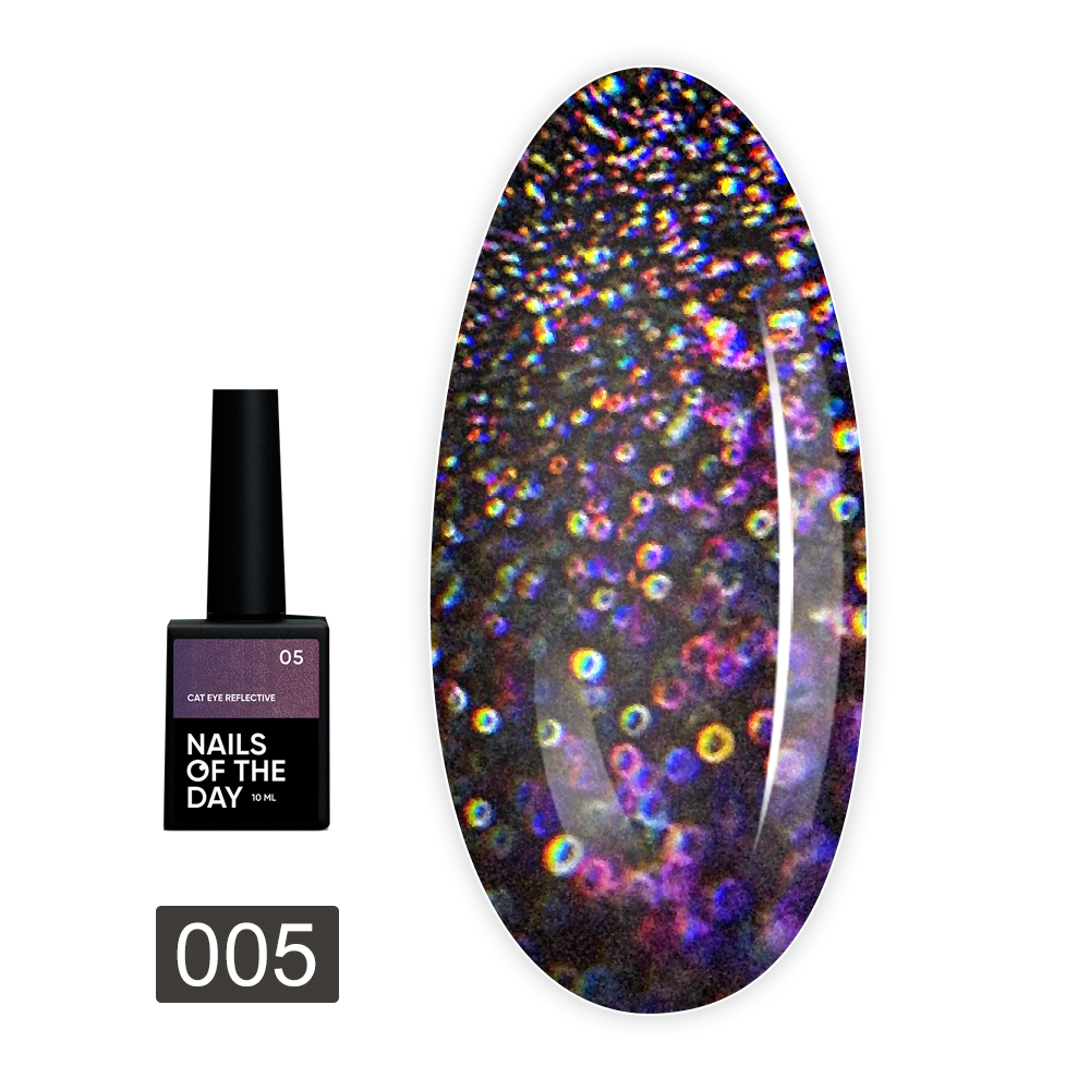 Гель лак NailSofTheDay Cat Eye Reflective 10 мл (05)