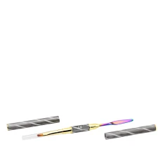 Пензель для акригеля овал+лопатка райдужна (№6)