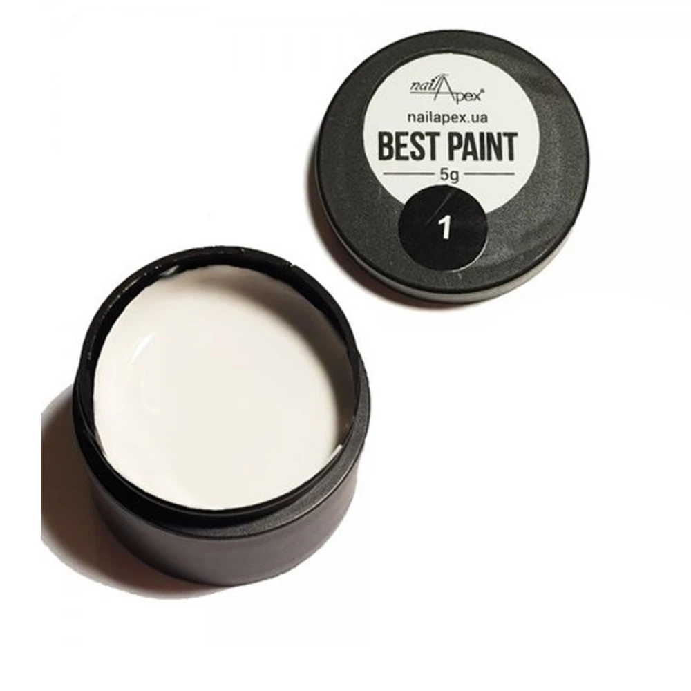 Гель-краска NailApex Best Paint (Белый)