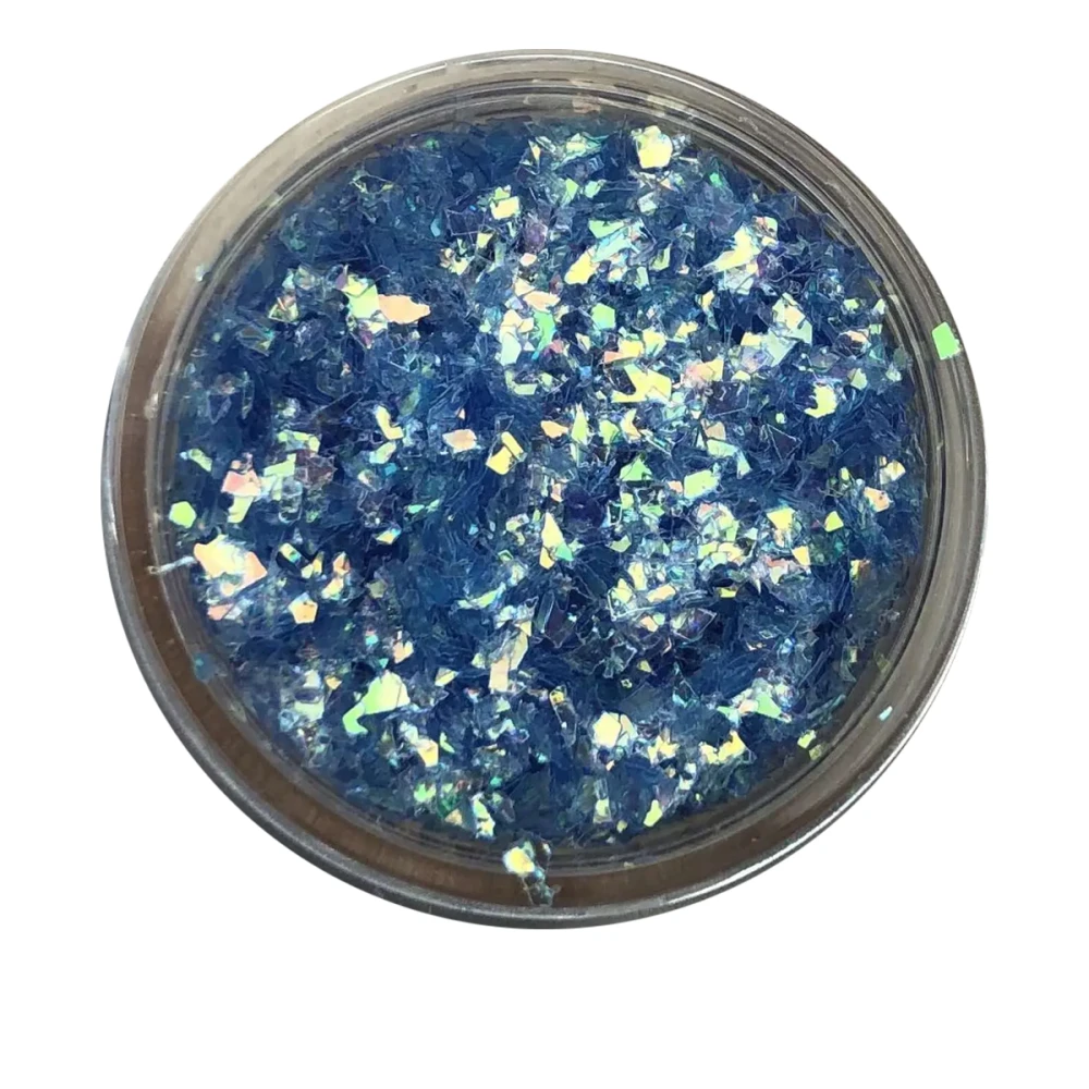 Декор "слюда" NailApex (43 голубой)