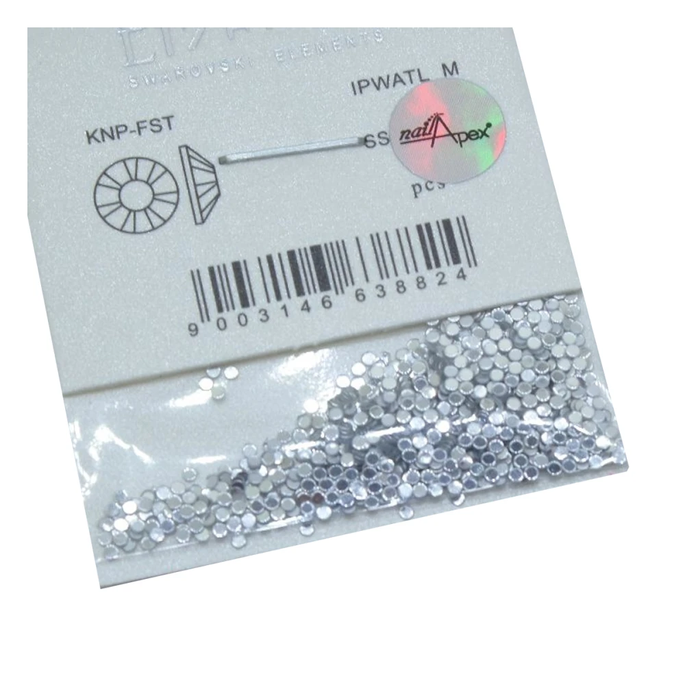 Декор NailApex "паетки" (серебро)