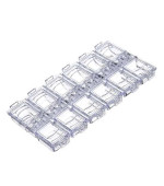 Контейнер для страз NailApex (12 осередків-мілкі) прямокутний