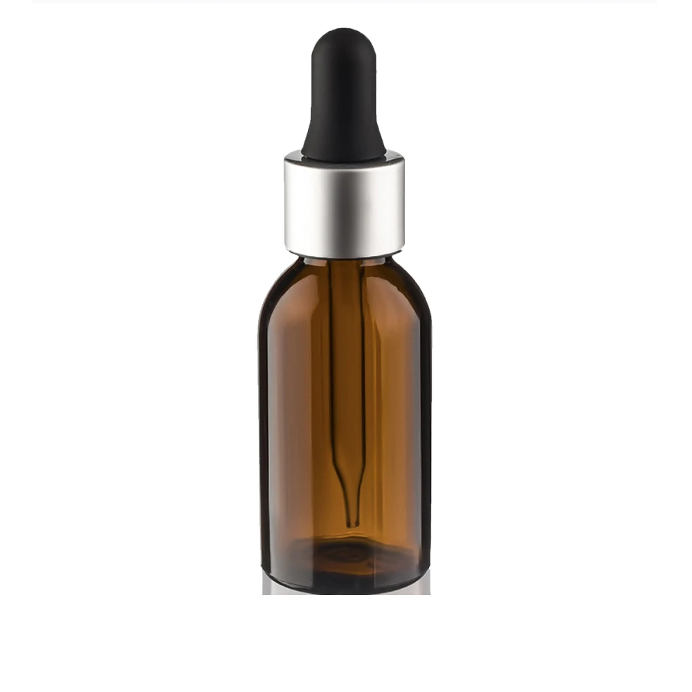 Пляшечка з пипеткою скло 15 мл (Коричнева)