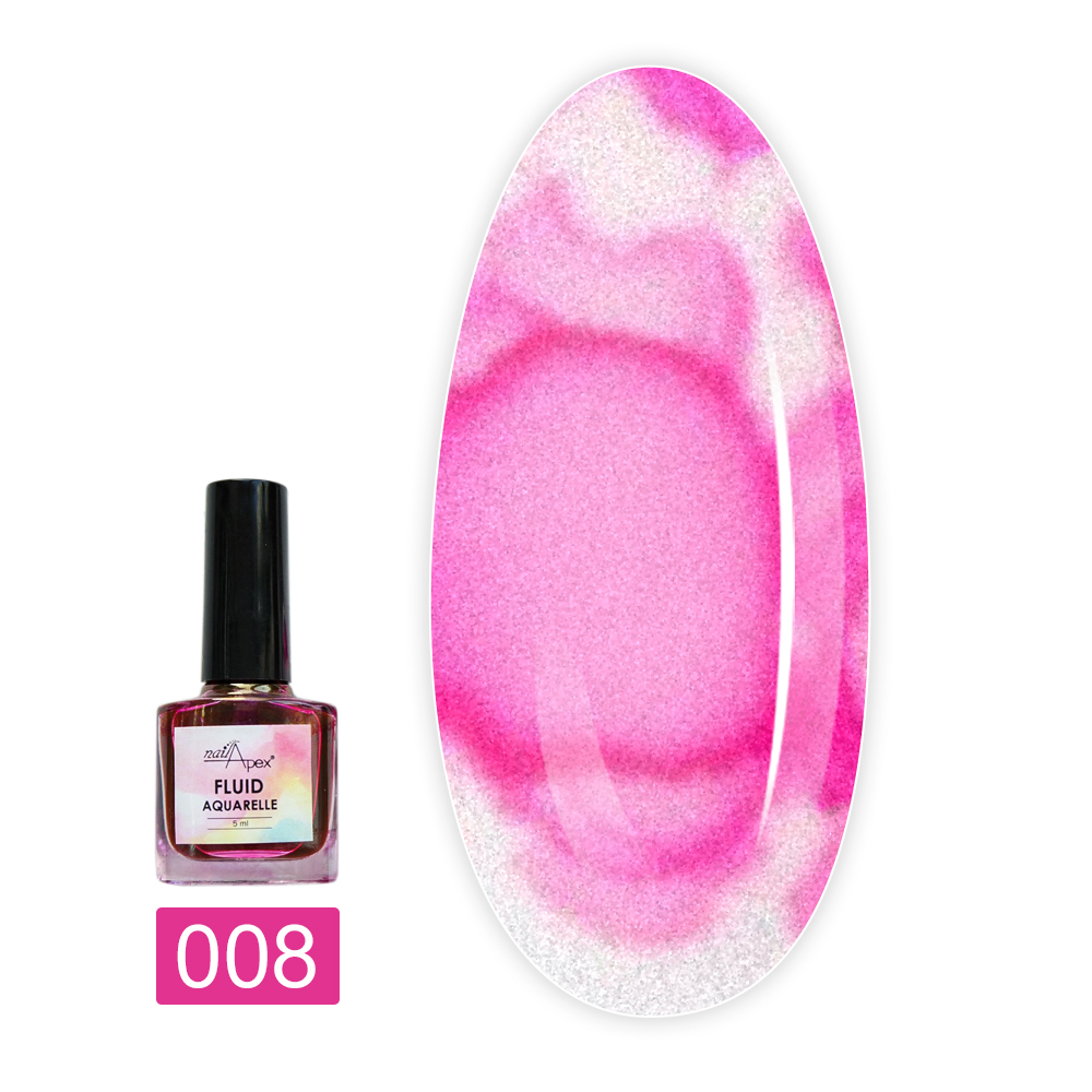 Флюид NailApex акварельный 5 г (08 маджента)