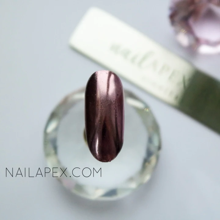 Пыль-втирка NailApex Chrome зеркальная (06 розовый)