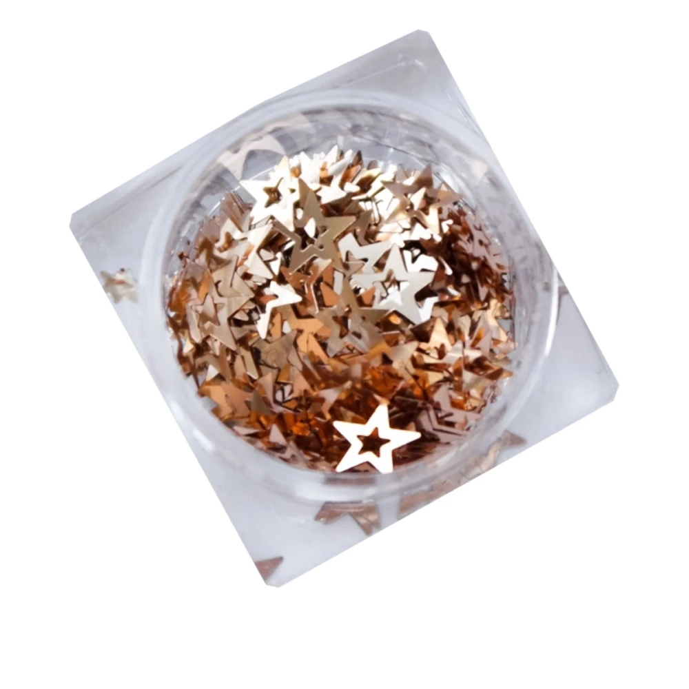 Декор для ногтей NailApex (251 звезда бронза микс)