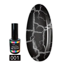 Гель-лак NailApex "кракелюр" 10 мл (01 черный)