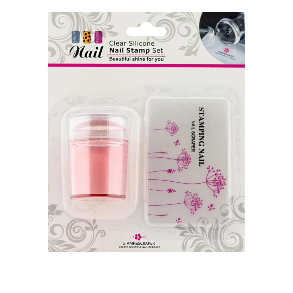 Штамп для стемпинга прозрачный (большой)