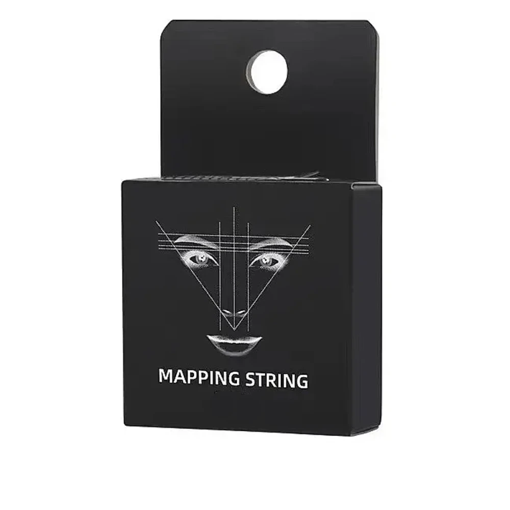 Нить окрашена для разметки бровей Mapping String 10 метров (Черная)