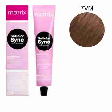 Фарба для волосся без аміаку Matrix Color SYNC 90 г (7VM)