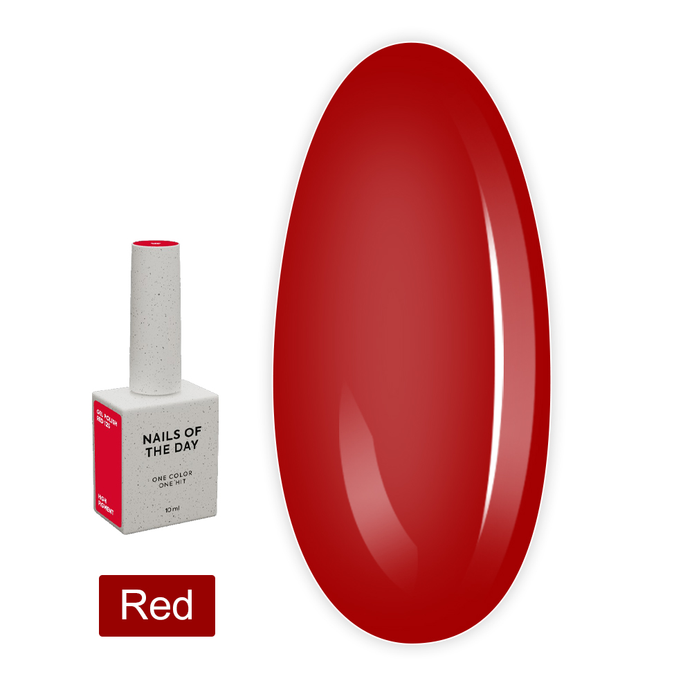 Гель лак NailSofTheDay Let`s Spetial Red 10 мл