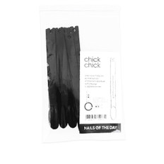 Палитра-веер NailSofTheDay Овальная черная (Chick-Chick (25 цветов) без кольца)