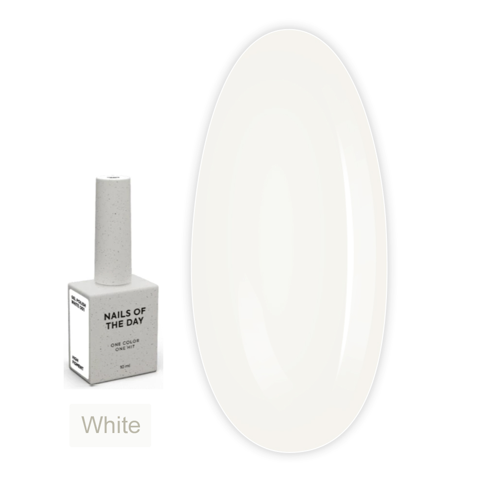 Гель-лак NailSofTheDay Let`s Special White 10 мл