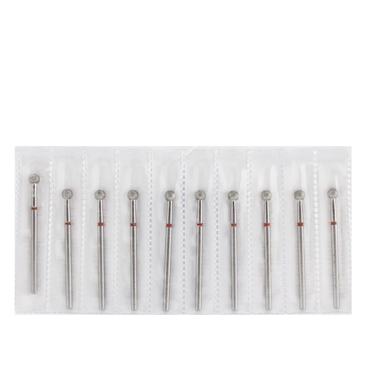 Фреза Алмазна IQ Кругла 001 10 шт (червона 514.040)