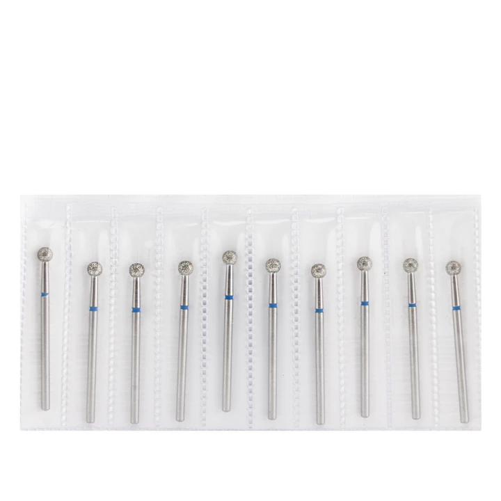 Фреза Алмазная IQ Круглая 001 10 шт (синяя 524.040)