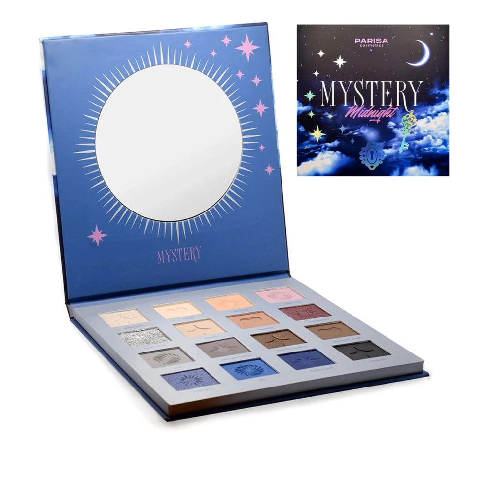 Набор теней Parisa 16 цветов Mystery (05 Midnight)