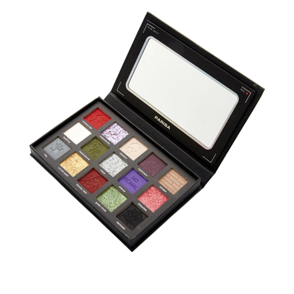 Палитра теней для век Parisa "Winter Kisses" 15 оттенков (Ghost)