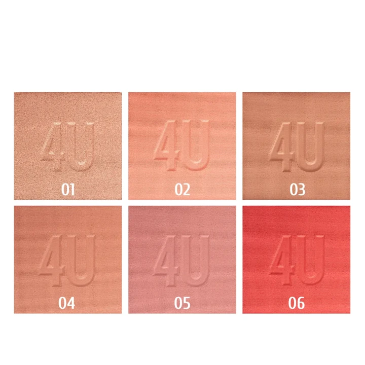 Румяна пудровые Parisa Base4U для лица (05)