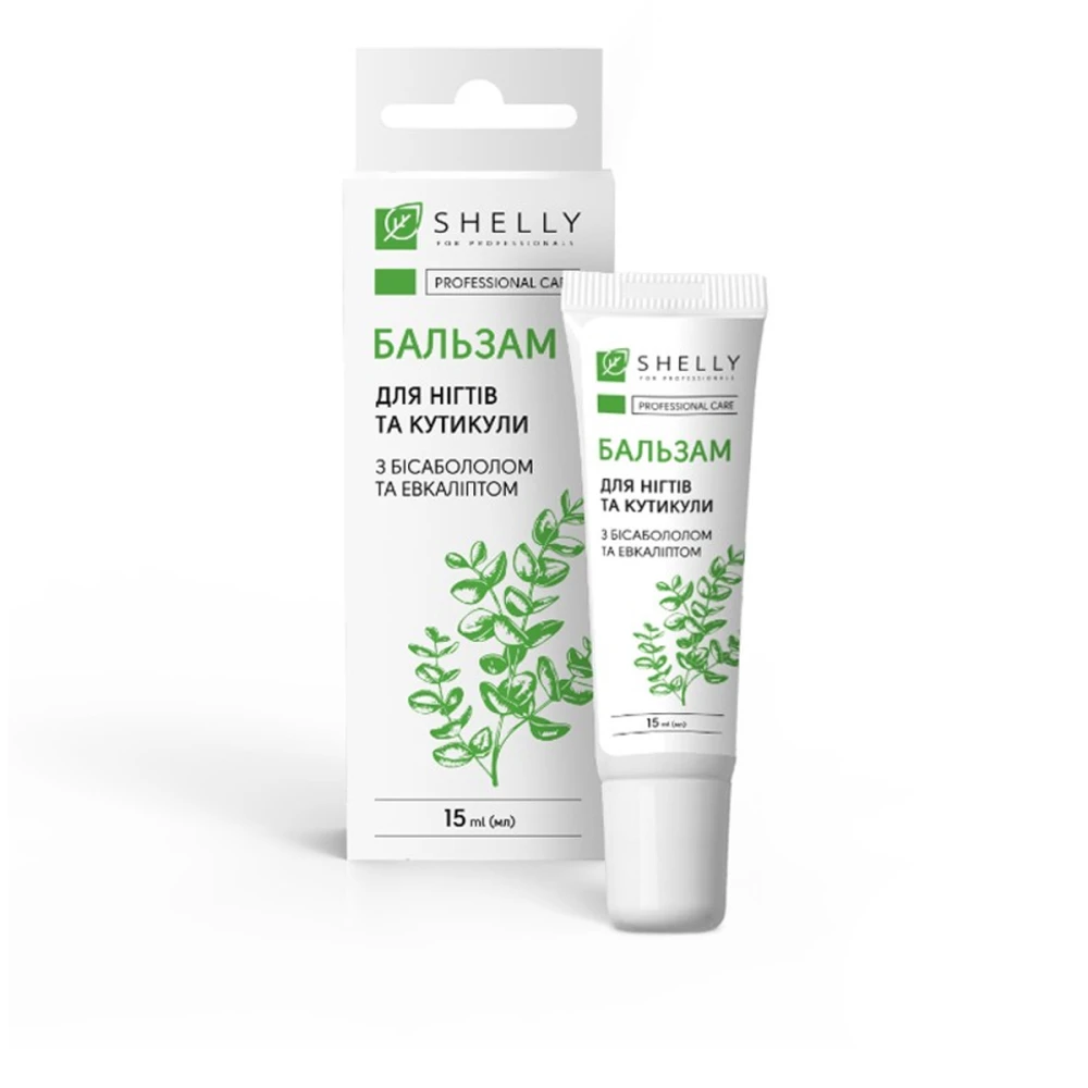 Бальзам Shelly укрепляющий для ногтей с бисабололом и эвкалиптом 15 мл