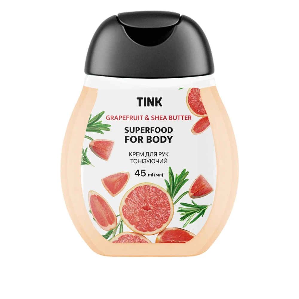 Крем Tink для рук тонизирующий с экстрактом грейпфрукта и маслом ши 45 мл