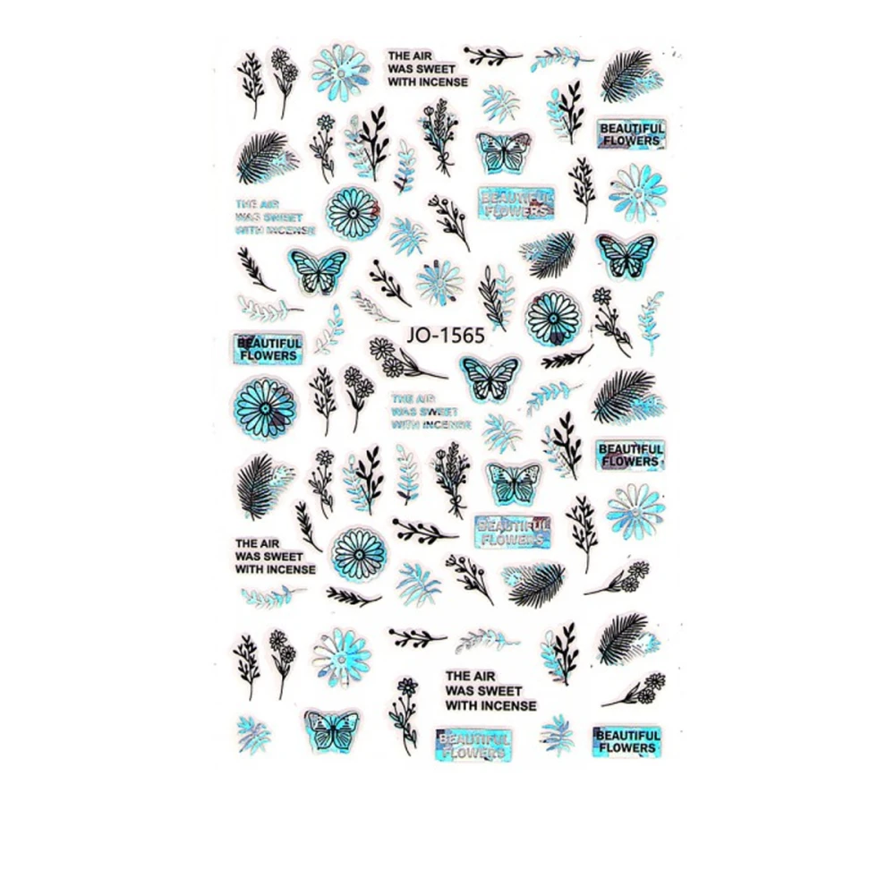 Наклейка для нігтів mArt (JO1565 металізована)