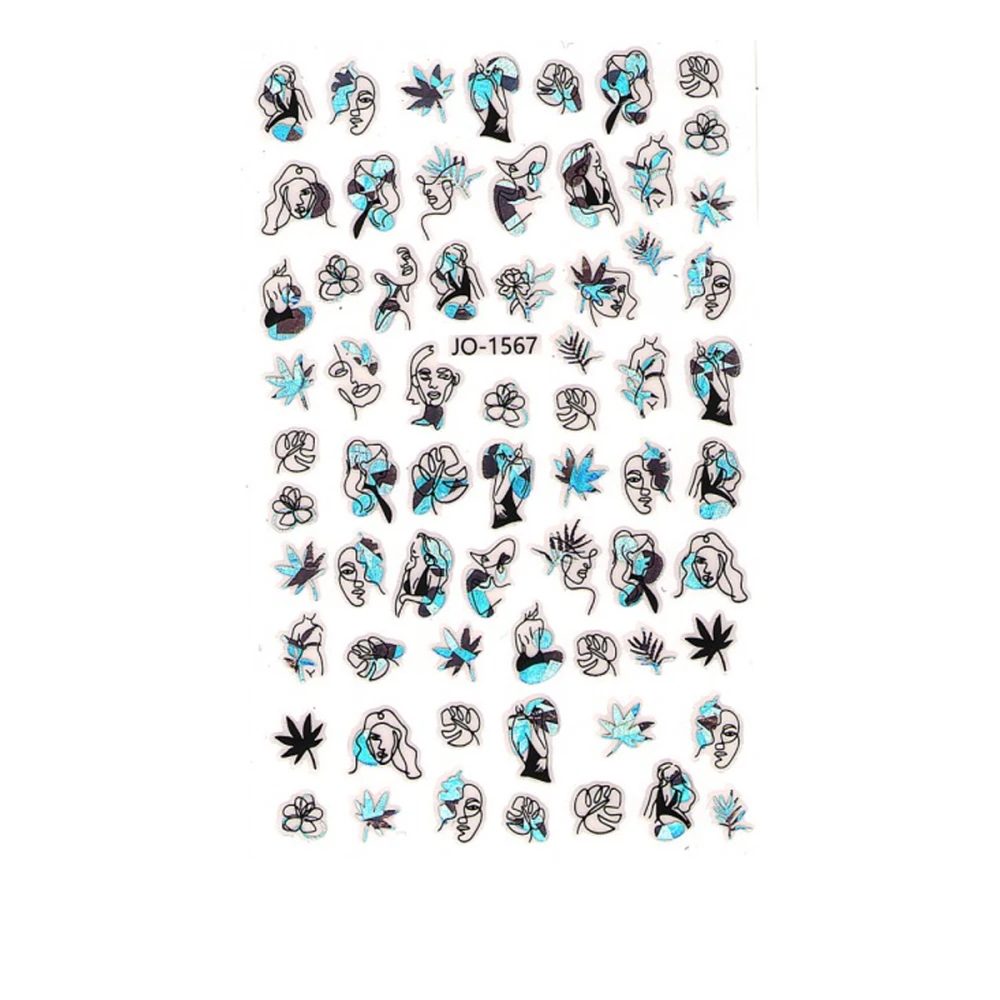 Наклейка для ногтей mArt (JO1567 металлизированная)