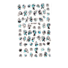 Наклейка для ногтей mArt (JO1567 металлизированная)