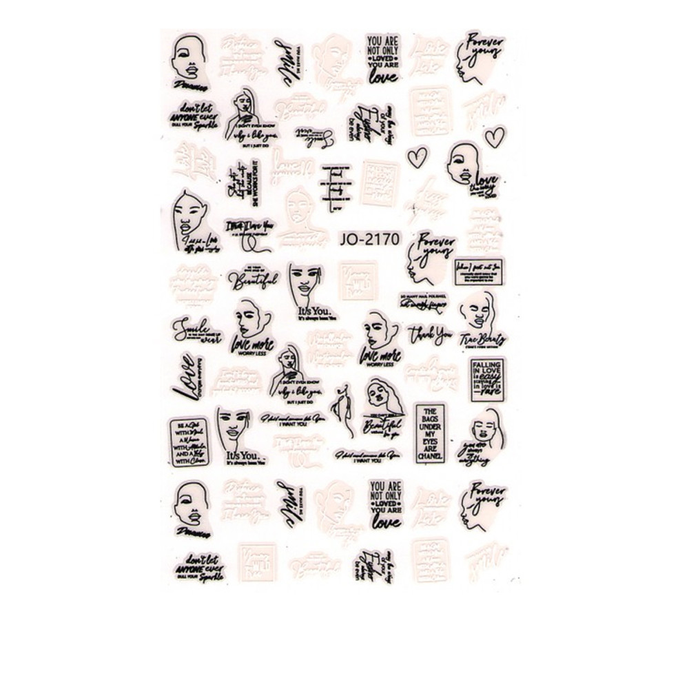 Наклейка для ногтей mArt (JO2170)