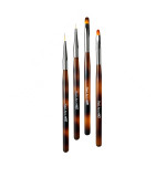 Кисть набор 4шт mArt коричневый